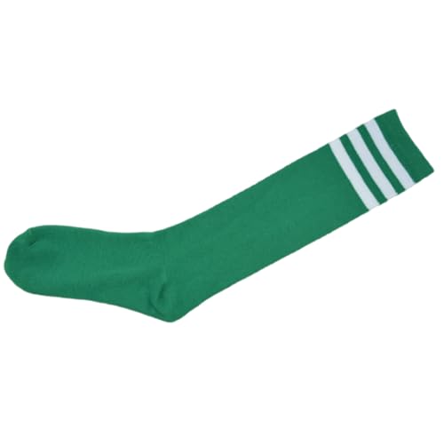 Image of Women's Knee High Athletic Socks Casual Stripes Tube Socks Outdoor Sport Socks