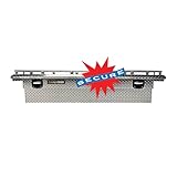 Camlocker S71LPRL 71in Low Profile Crossover Truck Tool Box with Rail - Polished Aluminum, Weather Tight Construction, Sliding Tool Tray Organizer, Made in USA