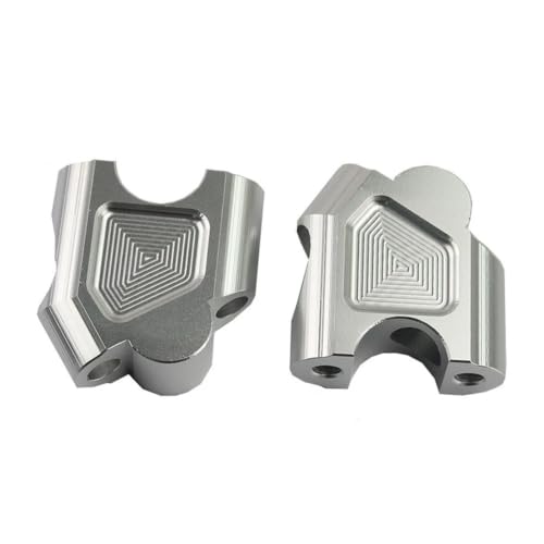 Elevador de manillar de motocicleta para Suzuki DL 650 VStrom y DL1000 plata