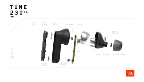 JBL Tune 230 True Wireless draadloze oordopjes met Active Noise Cancelling, JBL Pure Bass Sound, IPX4-waterbestendig… - Image 7