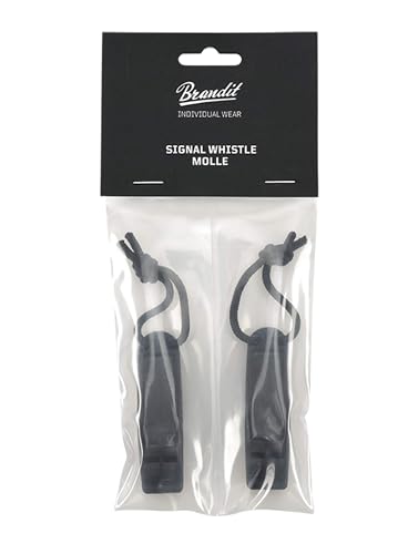 Brandit Signal Whistle Molle 2 Pack Black Gr. OS
