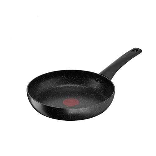 Tefal Poêle à frire en pierre de titane 20 cm avec revêtement anti-adhésif haute performance et sans danger pour toutes les plaques de cuisson dont...