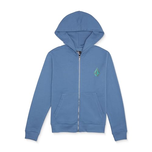 Volcom boys Big Boys Flip Thru Zip Fleece Hoodie Sweatshirt