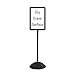 Write Way Rectangle Sign with Double-Sided Dry Erase Board