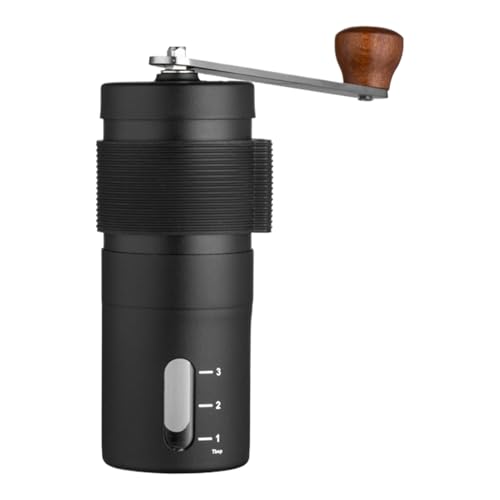 Manual Coffee Bean Grinder | Stainless Steel Adjustable Handmade Cofffee Bean Grinder | 12.5x4.8x4.8cm Portable Hand Coffee Mill