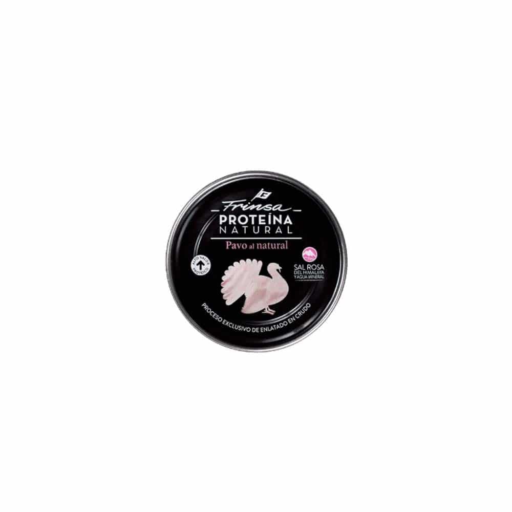 Proteína de pechuga de pavo al natural 160g Frinsa