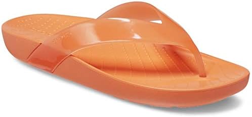 Crocs Women's Splash Flip Flops, Persimmon, Numeric_7 | Image 4