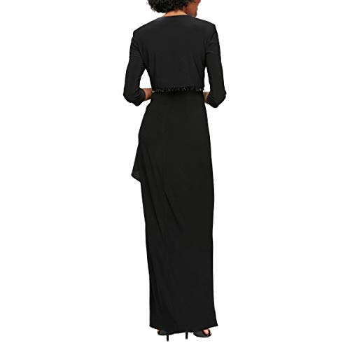 Image of Alex Evenings Women's Empire Waist Bolero Jacket Dress (Petite and Regular Sizes) - Close Out