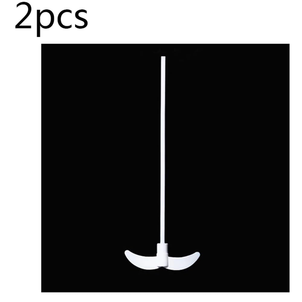 Lot de 2 agitateurs à palettes en PTFE de laboratoire, plaque croisée, type F4(A 350mm 65mm)