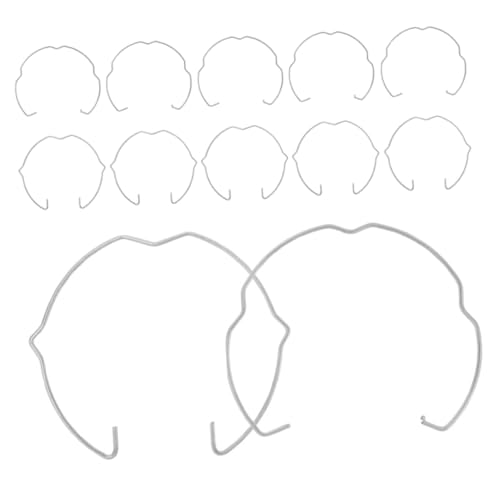 Housoutil 12Pcs Adjustable Retaining Clips Elastic Spring Clips for Spotlight Secure Fastening Clamps for Household Commercial Lighting