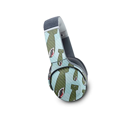 Image of MightySkins Carbon Fiber Skin Compatible with Skullcandy Crusher Evo Wireless - Bombs Away | Protective, Durable Textured Carbon Fiber Finish | Easy to Apply | Made in The USA