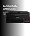 Canon PIXMA G4210 Wireless All-In-One Supertank (Megatank) Printer, Copier, Scan, Fax and ADF with Mobile Printing, Black, One Size (2316C002)