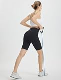baleaf Cycling Shorts Women Running Shorts Gym Super High Waisted Workout Short with Pockets Yoga Sports 8" Black M - Image 7