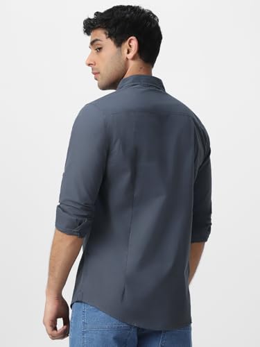 Image of Urbano Fashion Men's Cotton Full Sleeve Regular Fit Casual Solid Shirt