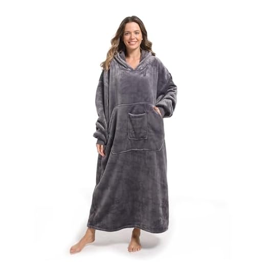 NIMOJIRO Wearable Blanket,Winter Oversized Blanket Hoodie With Huge Pockets Comfortable Soft And Fluffy for Adult Women Men…