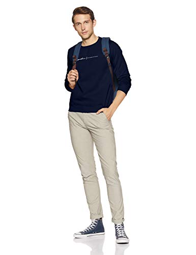 Image of Qube By Fort Collins Men's Cotton Crew Neck Sweatshirt