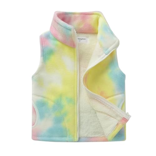 Image of Mud Kingdom Boys Girls Polar Fleece Vest Winter Thick Warm Outerwear Funny Cartoon