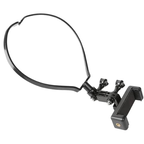MNEVZX Soporte Móvil Moto Soporte para teléfono portátil para Colgar en el Cuello, con una Vista en Primera Persona, Ideal para iPhone y Samsung. Soporte Movil Bicicleta