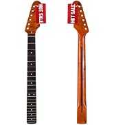 Amazon.com: Amuic Electric Guitar Neck, 22 Frets Wenge Neck with