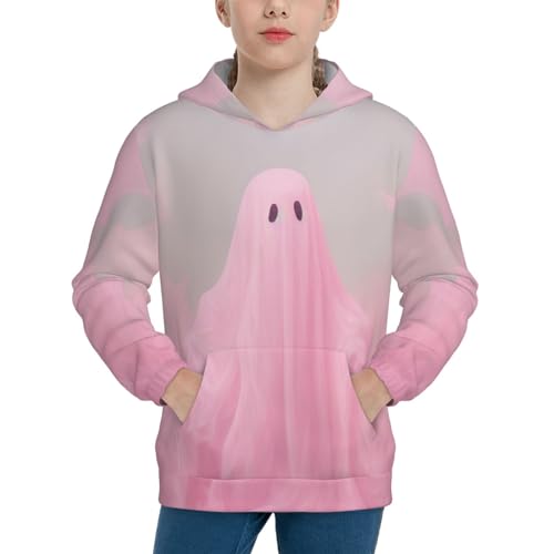 Dark Gray Horror Youth Long Sleeve Pocket Hoodie Sweatshirt Kids Pullover Hooded Tops3