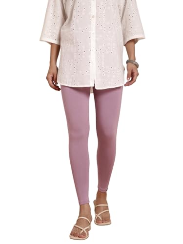 Image of TWIN BIRDS Women Viscose Ankle Leggings | Stretchable Kurti Wear Bottom