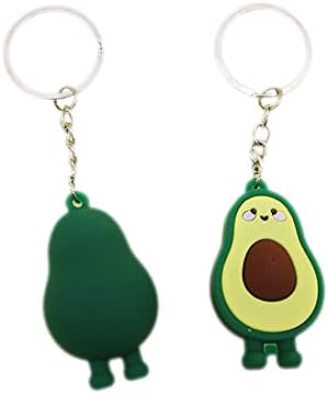 ARFUKA Keyring Avocado Pendant Keychain Metal Key Chain, Christmas/Birthday/Valentine's Day Gift for Men and Women Pack of 2 - Image 3