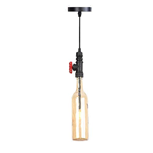 Plafonnier suspendu en verre pour cuisine de ferme et salon vintage