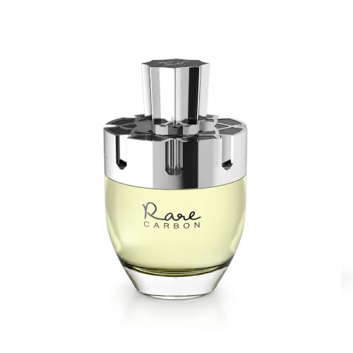 Image of Rare Carbon Eau De Parfum 100ml – Luxury Men's Perfume | Long Lasting Leather Woody Fragrance with Leather, Violet Leaf, Oud Wood, Cedarwood, Vetiver & Amber