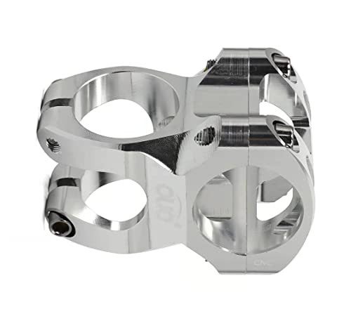 Bicycle Handlebar Stems 35Mm Aluminum Alloy Cnc Ultra Light Hollow Short Handlebar Riser For Most Bicycle, Road Bike, Mtb, Bmx, Fixie Gear, Cycling (Sliver) #TOP2