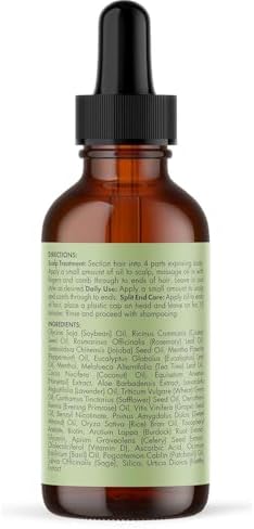 Mielle Organics Rosemary & Mint Hair Oil - Strengthening Biotin Oil Infused Frizzy & Damaged Hair Care - Split Ends & Dry Scalp Treatment to Support Longer, Healthier Strands, 2 Ounce — view 6
