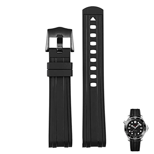 Bracelet silicone 20mm 22mm style Seamaster 007 pour vos aventures