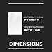Risch Double-Sided All Clear Vinyl Menu Cover, Two-Sided 2 View Plastic Menu Holder, Slip in Top-Loading Cover, Wipeable, Reusable, 8.5” x 14”, Pack of 24