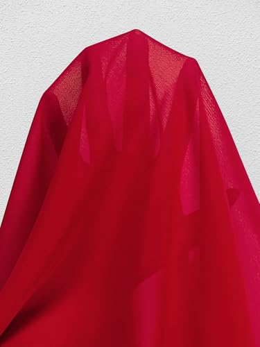 Image of Cardigan for Women Lightweight Summer 3 /4 Sleeve Dressy Casual Red XXL