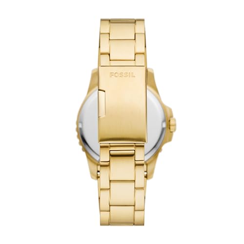 Fossil Store Fossil Blue Dive Gold Watch FS6030 - Image 4