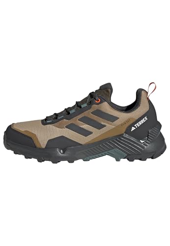 adidas Herren Eastrail 2.0 RAIN.RDY Hiking Shoes Schuhe zum Wandern, Cardboard/Carbon/Preloved Teal, 42 2/3 EU
