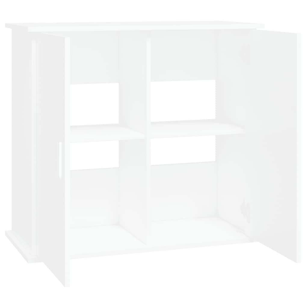 Soporte para Acuario Madera de ingeniería Blanco 81x36x73 cm Peceras Acuario Grande