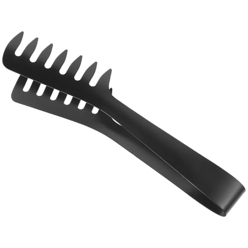 IWOWHERO Pinzas para Espaguetis Acero Inoxidable Clip para Pasta con Mango Seguro Resistente y Fácil de Limpiar para Buffet Picnic y Barbacoa