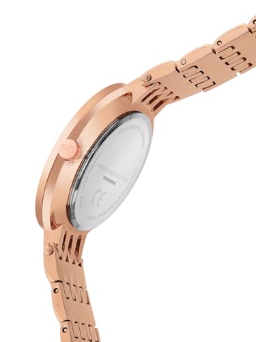 Image of French Connection Ethereal Silver Round Dial Womens Analogue Watch FCN075SRGM
