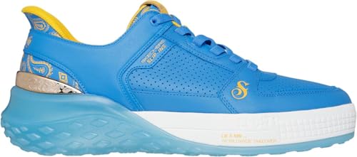 Skechers - Mens Sizzle - Snoop Sizzle Toke Slip On Shoes, Color Blue/Yellow, Size: 9.5 M US4