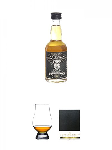 Scallywag Blended Whisky 0,05 Liter Miniatur + The Glencairn Glass Whisky Glas Stölzle 1 Stück +...