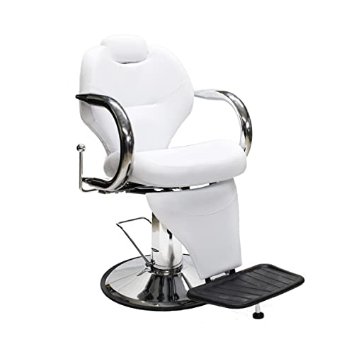 VANLIG Silla Barberia Peluquería Hidráulico Reclinable...