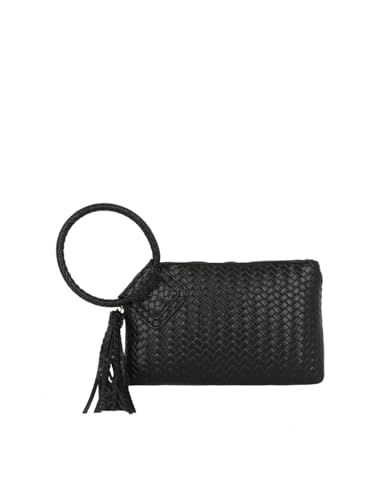 Image of Womens Clutch Purse Wristlet Wallet Evening w /Hand Strap Casual Formal Vegan Leather - Metro Muse