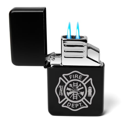 Encendedor antorcha dual negro ROLYAD miniatura 1