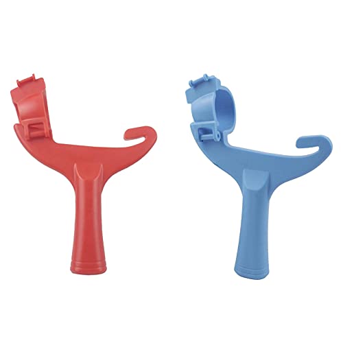 Table Tennis Paddle Grip Handle Touch Controller Cover for Oculus Quest 2, Anti-Throw Ping Pong Accessories Left Right Stand ABS Protective Rings Playing VR Game, User friendly Good Gaming Experience