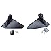 RAGBUSCLE Car Side Mirror Frame Holder, Rear View Mirror Bracket, Compatible with Toyota Land Cruiser Prado 2003-2009, Left Driver Side, Left Side