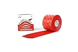 nasara kinesiology tape 5 cm x 5 m rosso nastro