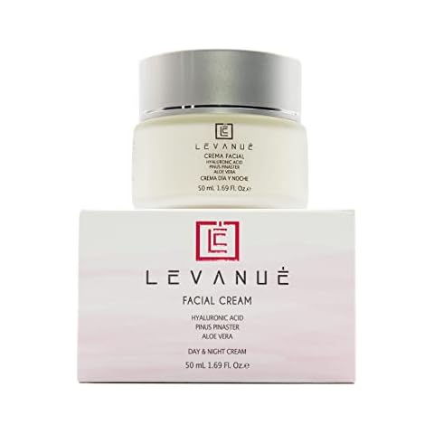 LEVANUÉ Crema Facial Mujer Antiarrugas con Acido Hialuronico, Vitamina C y Aloe Vera Cover