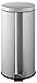 Tarrington House Cubo de Basura con Pedal, Acero Inoxidable, Plata, 30 L