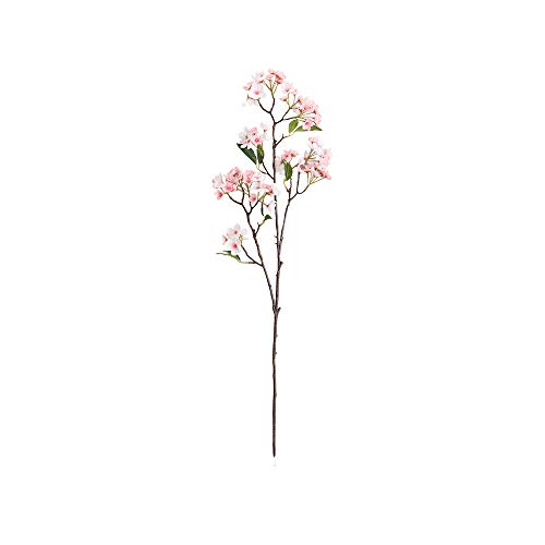 Artificial Apple Blossom, Artificial Apple Tree Branch Flower Silk Apple Blossom Arrangement, Used for Family Wedding Decoration. (Pink, 39 inches)