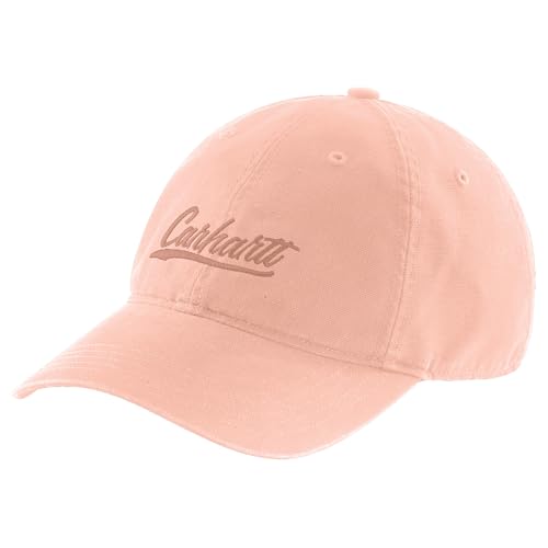 Carhartt Damen Canvas Script Graphic Cap, Tropischer Pfirsich